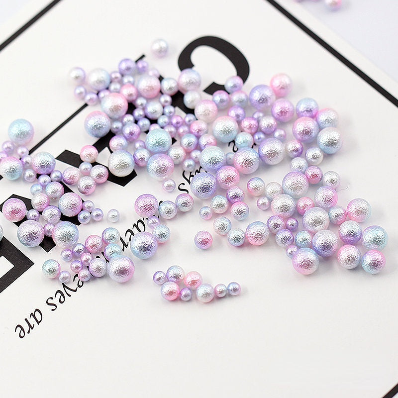 3-8mm ABS pearl non-porous mermaid phantom color samples