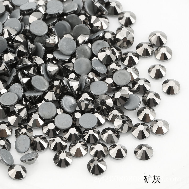 Hotfix flat bottom glass rhinestone sample Color series two