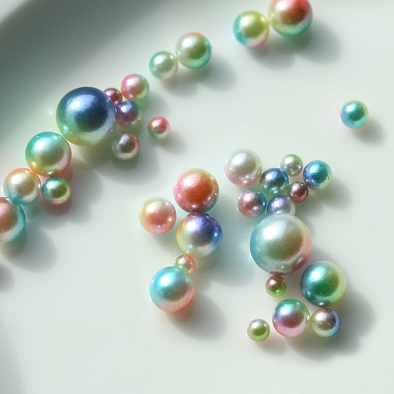 3-8mm ABS pearl non-porous mermaid phantom color samples