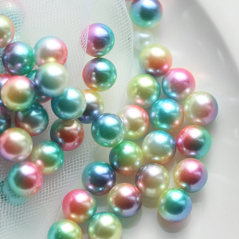 3-8mm ABS pearl non-porous mermaid phantom color samples