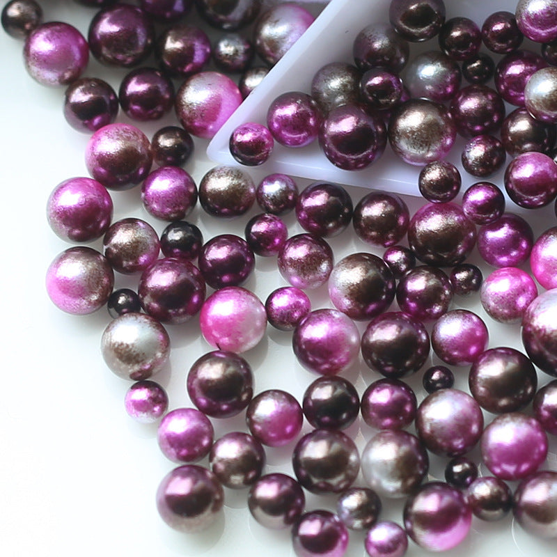 3-8mm ABS pearl non-porous mermaid phantom color samples