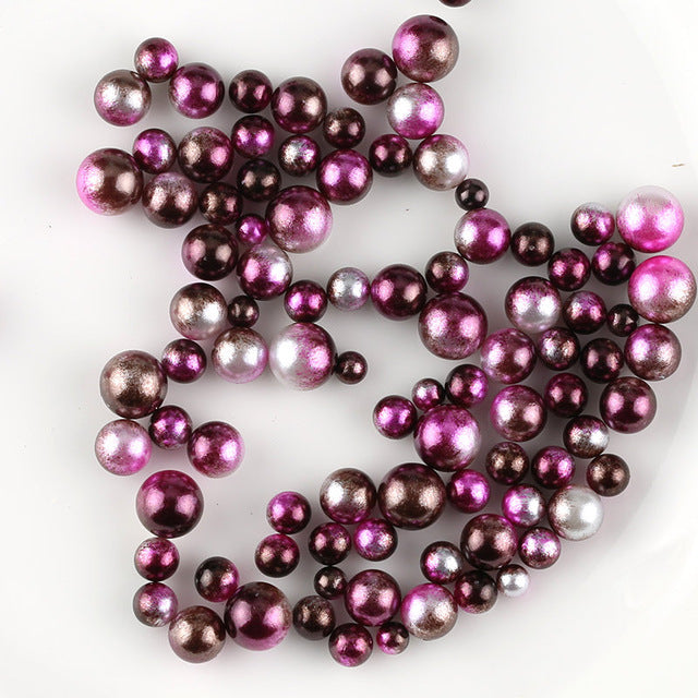 Colored Non-porous ABS Round Pearl Sample