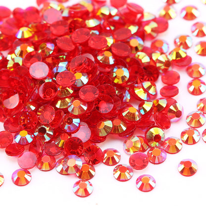 Flat bottom resin rhinestone sample clear bottom 10000pcs/bag