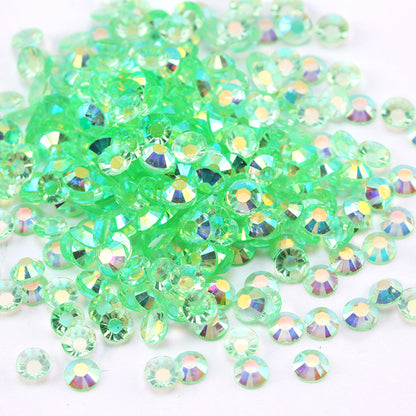 Flat bottom resin rhinestone sample clear bottom 10000pcs/bag