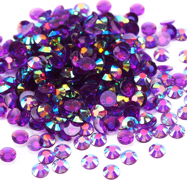 Flat bottom resin rhinestone sample clear bottom 10000pcs/bag