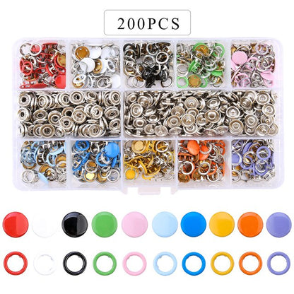 10 color metal alloy steel claw snap ring samples