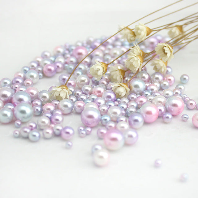 Colored Non-porous ABS Round Pearl Sample