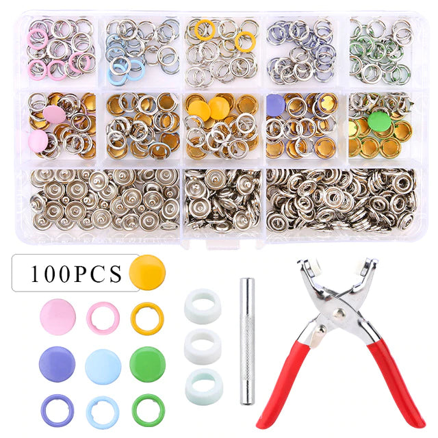 10 color metal alloy steel claw snap ring samples