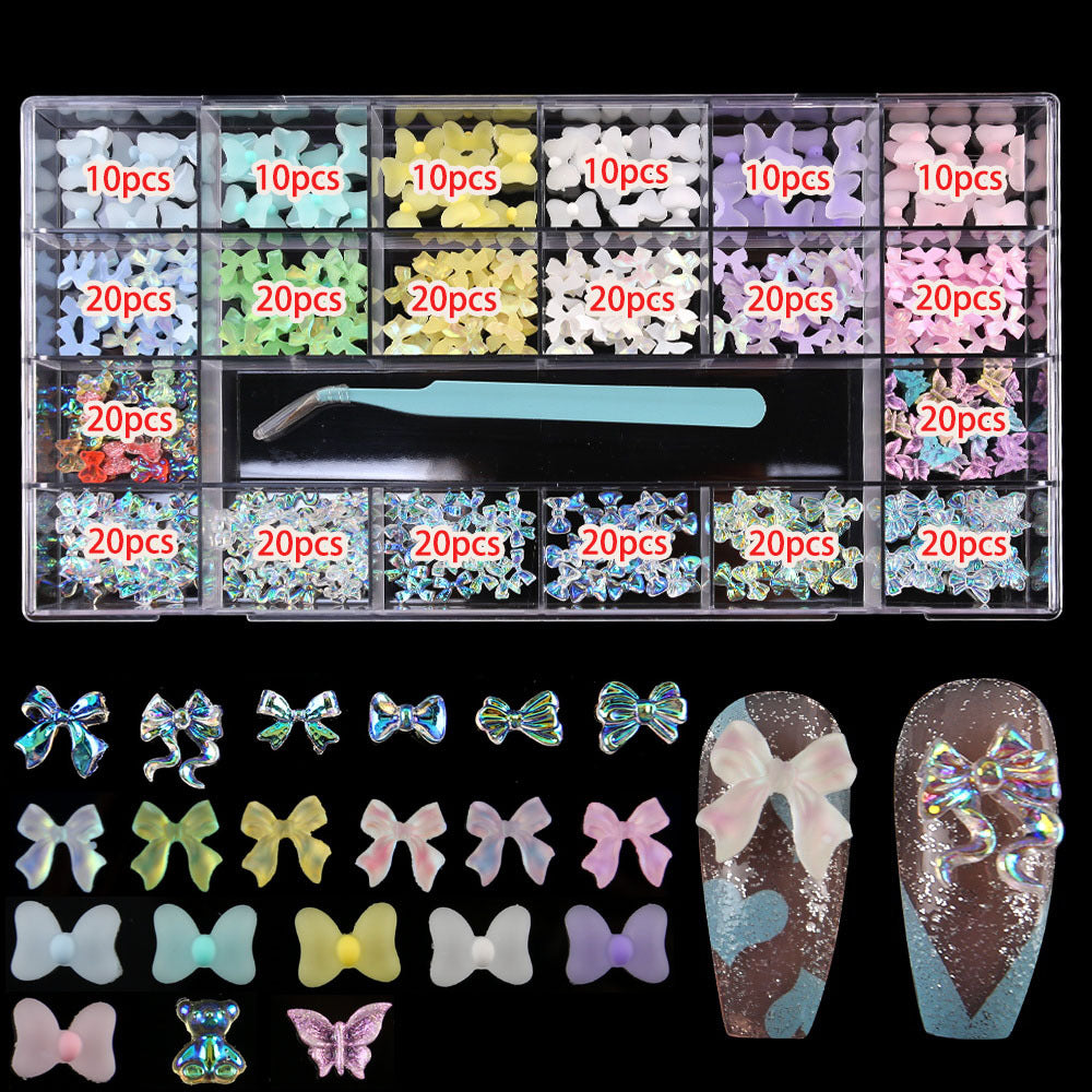 Cartoon resin accessories 21 cells sample set