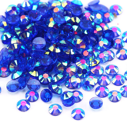 Flat bottom resin rhinestone sample clear bottom 10000pcs/bag