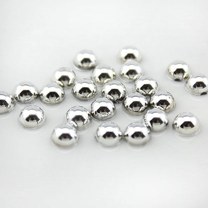 Flat-bottomed half-round pearl samples