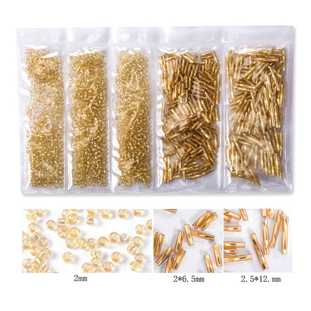 Bead Tube Seed Bead Sample Bag