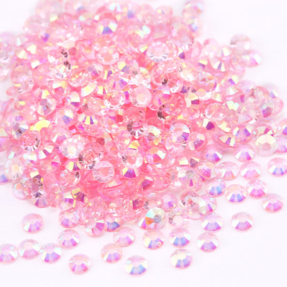 Flat bottom resin rhinestone sample clear bottom 10000pcs/bag