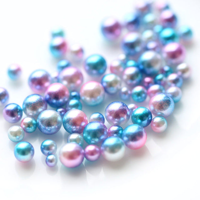 Colored Non-porous ABS Round Pearl Sample