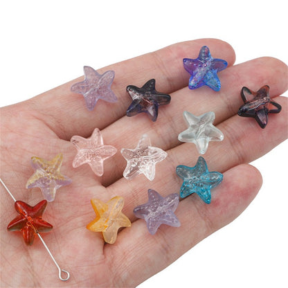 20pcs glass starfish