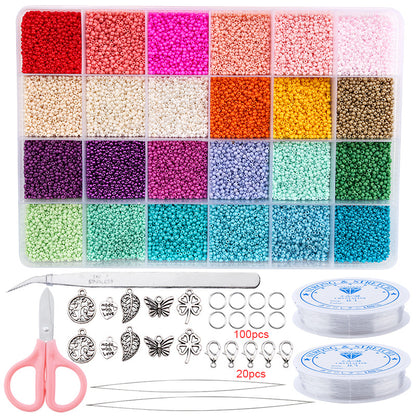 24-compartment boxed rice bead sample set