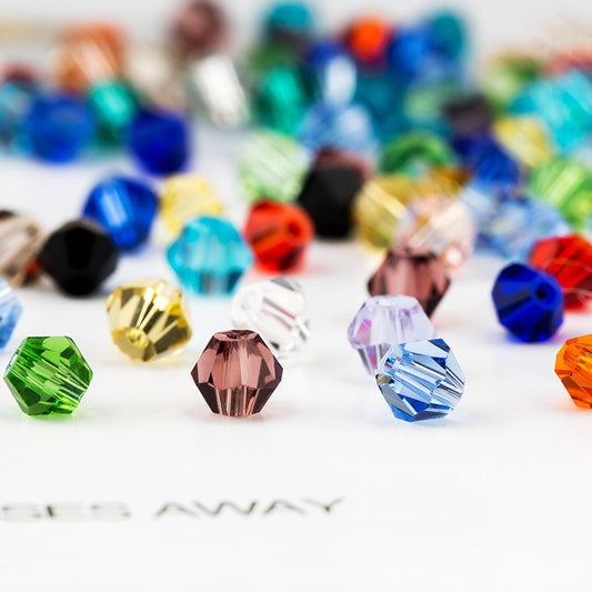 4mm crystal pointed bead loose bead sample