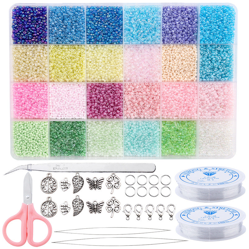 24-compartment boxed rice bead sample set