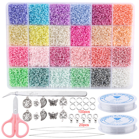 24-compartment boxed rice bead sample set