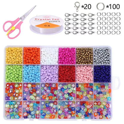 24-compartment 480-piece colored soft ceramic beaded set Starting at two pieces