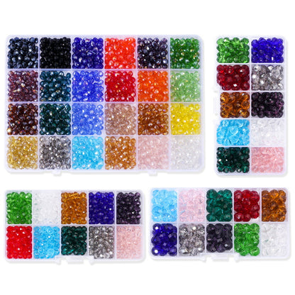 10 cell flat beads crystal beads sample box set