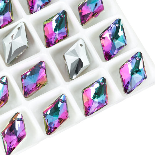 Diamond glass pendant sample