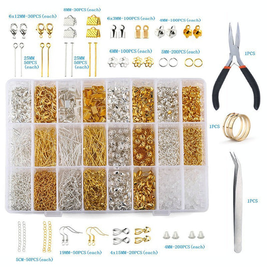 Jewelry making accessories material kit sample set