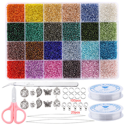 24-compartment boxed rice bead sample set