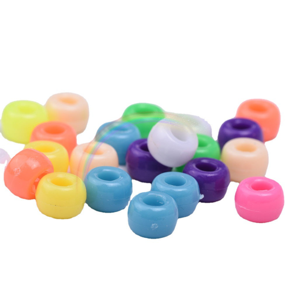 5*8MM plastic colored beads 200pcs/bag