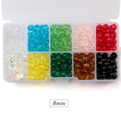 10 Grid Crystal Beads Glass Bead Sample Set